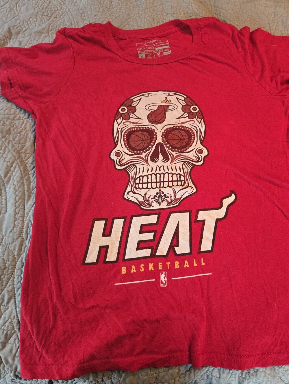 Sugar Skull Miami Heat Shirt